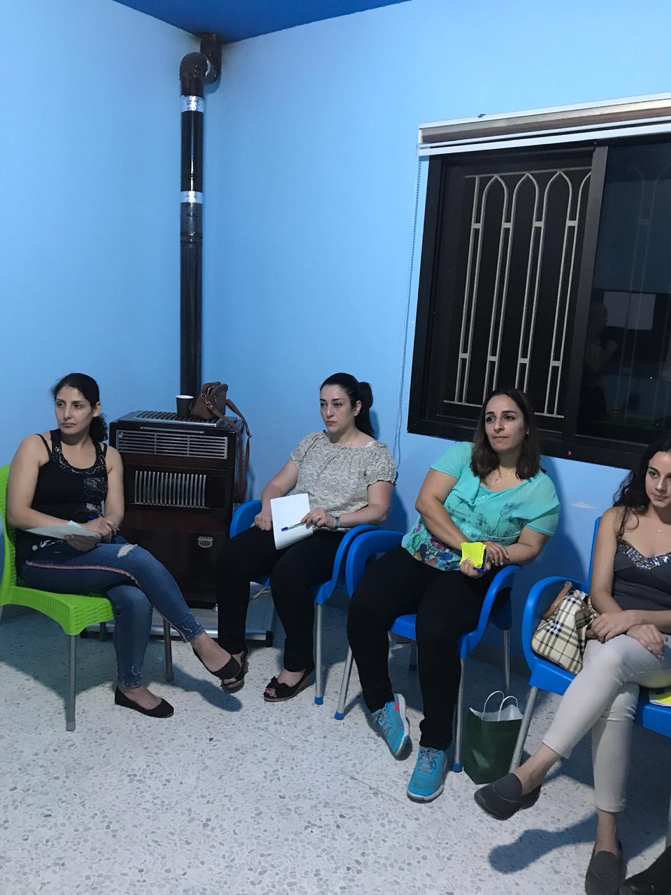 Parents getting trained