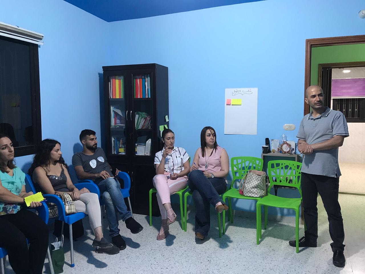 Parents getting trained